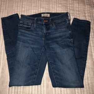 Madewell 8” Medium Wash Skinny Jeans